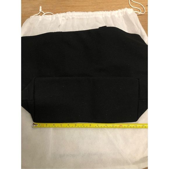 Jimmy Choo Parfums Black Nylon Leopard Double Handles Tote Bag Purse - Picture 11 of 13